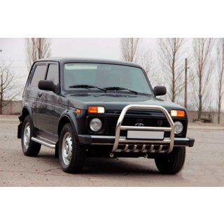 Defensa Delantera QT007 (Acero Inoxidable) foto 4