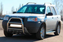 Land Rover Freelander I 1997-2006 Defensa Delantera QT007 (Acero Inoxidable) foto 2