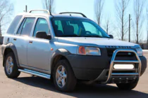 Land Rover Freelander I 1997-2006 Defensa Delantera QT007 (Acero Inoxidable) foto 3