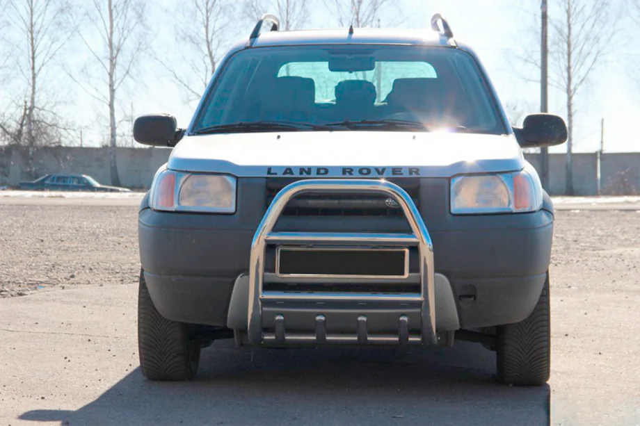 Land Rover Freelander I 1997-2006 Defensa Delantera QT007 (Acero Inoxidable) Image