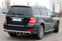 Mercedes GL class X164 2006-2012 Barra Trasera AK-Style (Acero Inoxidable) foto 1