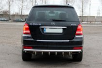 Mercedes GL class X164 2006-2012 Barra Trasera AK-Style (Acero Inoxidable) foto 2