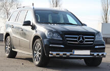 Mercedes GL сlass X164 2006-2012 Defensa Delantera ST015 (Acero Inoxidable) foto 3