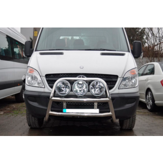 Defensa delantera alta WT018 (acero inoxidable) foto 2