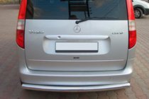 Mercedes Vaneo W414 2001-2005 Barra Trasera de Acero Inoxidable foto 2