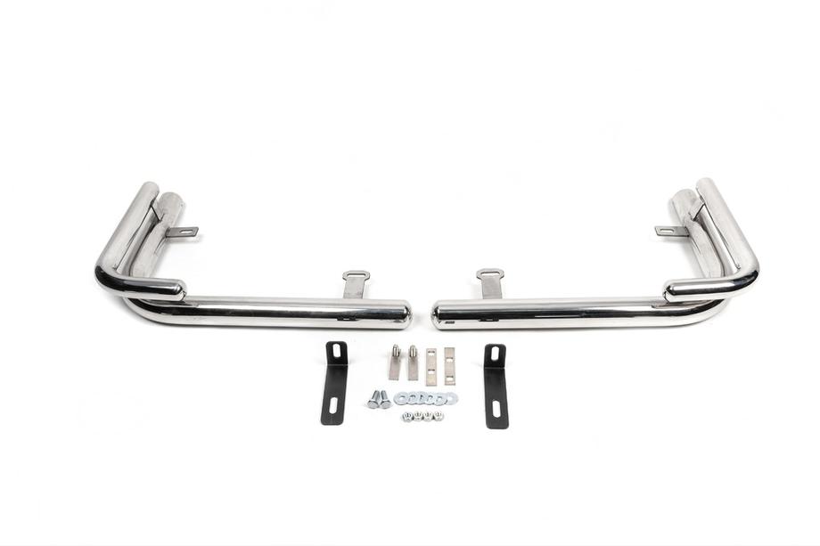 Mercedes Viano 2004-2014 Esquinas traseras AK003-Double (2 uds, acero inoxidable) Foto 2