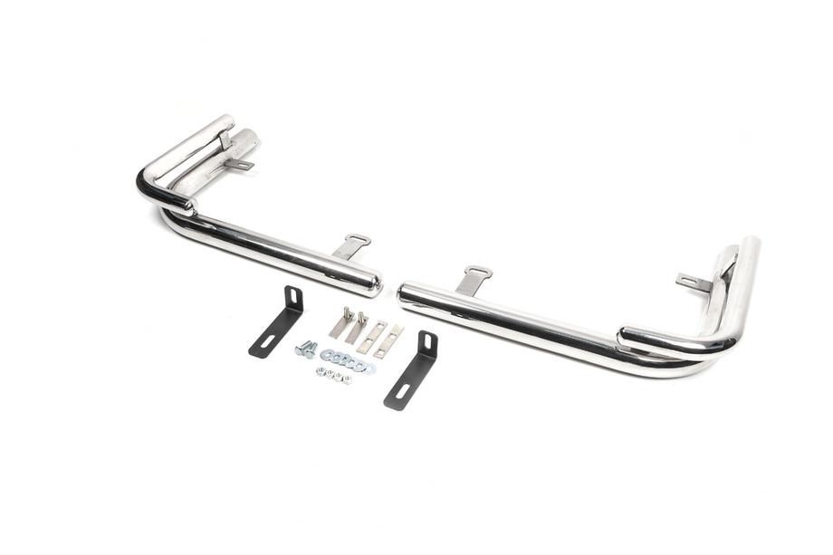 Mercedes Viano 2004-2014 Esquinas traseras AK003-Double (2 uds, acero inoxidable) Foto 3
