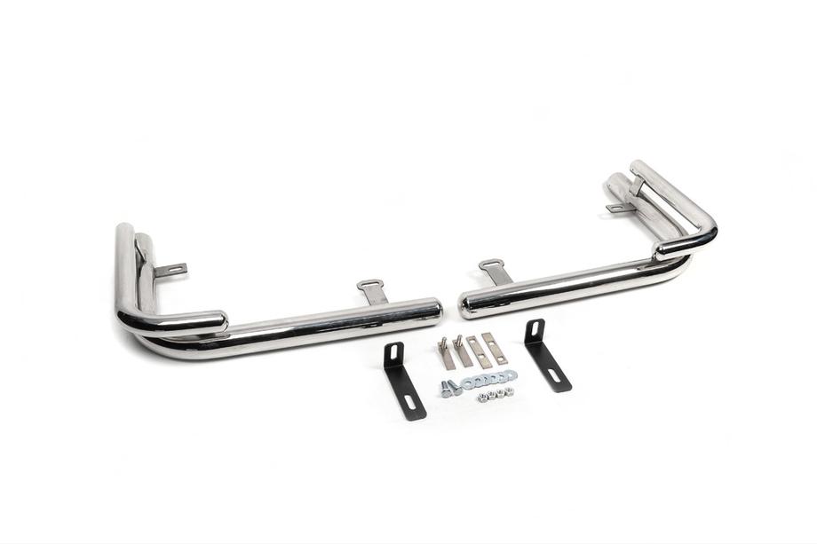 Mercedes Viano 2004-2014 Esquinas traseras AK003-Double (2 uds, acero inoxidable) Foto 4