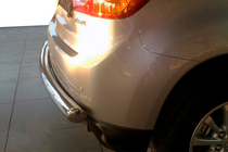 Mitsubishi ASX 2010-2023 Barra Trasera AK002 (Acero Inoxidable) foto 1