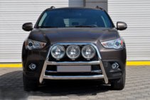 Mitsubishi ASX 2010-2023 Defensa Delantera WT018 (Acero Inoxidable) foto 1