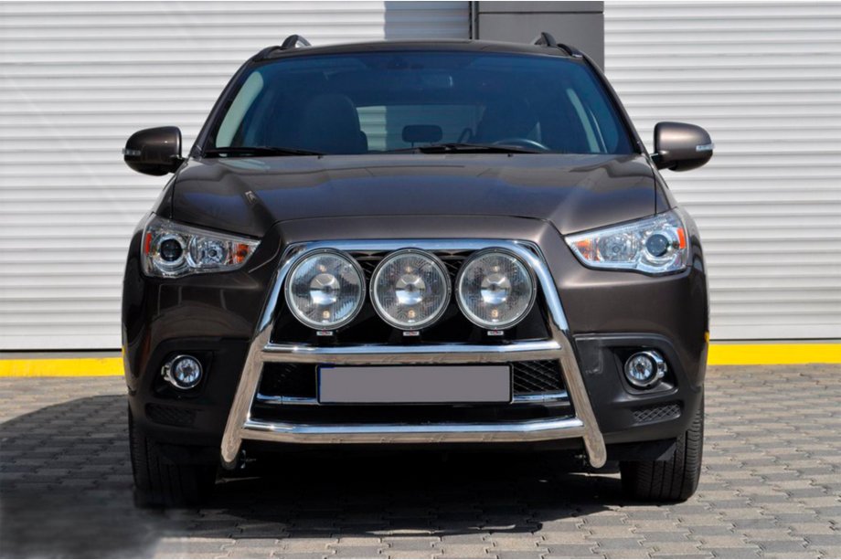 Mitsubishi ASX 2010-2023 Defensa Delantera WT018 (Acero Inoxidable) Image