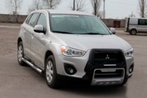 Mitsubishi ASX 2010-2023 Barras Laterales BB002 (2 uds., Acero Inoxidable) foto 2