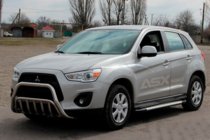 Mitsubishi ASX 2010-2023 Defensa Delantera WT002 (Acero Inoxidable) foto 2