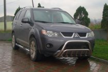 Mitsubishi Outlander 2006-2012 Defensa Delantera WT002 (Acero Inoxidable) foto 2