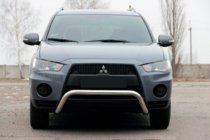 Mitsubishi Outlander 2006-2012 Defensa Delantera WT007 (Acero Inoxidable) foto 1