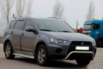 Mitsubishi Outlander 2006-2012 Defensa Delantera WT007 (Acero Inoxidable) foto 3