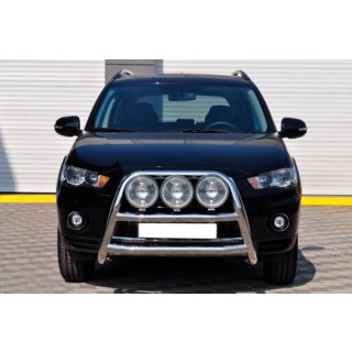 Defensa delantera WT018 (2010-2012, acero inoxidable) foto 1
