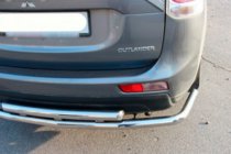Mitsubishi Outlander 2012-2021 Barra Trasera AK004 Acero Inoxidable foto 4