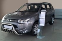 Mitsubishi Outlander 2012-2021 Defensa Delantera WT002 (Acero Inoxidable) foto 3