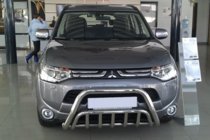 Mitsubishi Outlander 2012-2021 Defensa Delantera WT002 (Acero Inoxidable) foto 2