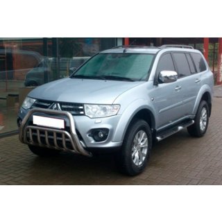Defensa Delantera WT002 (Acero Inoxidable) Mitsubishi Pajero Sport 2008-2015 foto 2