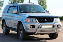Mitsubishi Pajero Sport 1996-2007 Defensa Delantera WT022 Acero Inoxidable foto 3