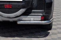 Mitsubishi Pajero Wagon IV 2006-2021 Barra Trasera AK003 (Acero Inoxidable) foto 2