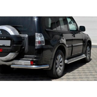 Barra Trasera AK003 (Acero Inoxidable) Mitsubishi Pajero Wagon IV 2006-2021 foto 1