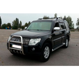 Defensa Delantera QT007 (Acero Inoxidable) Mitsubishi Pajero Wagon IV 2006-2021 foto 2