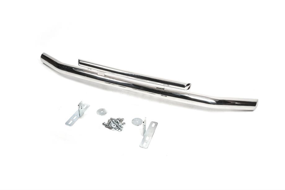Mitsubishi Pajero Wagon IV 2006-2021 Defensa Delantera ST014 (Acero Inoxidable) 60/60 mm Foto 3