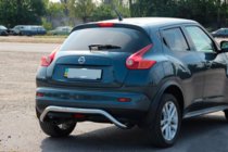 Nissan Juke 2010-2019 Barra Trasera AK007 (Acero Inoxidable) foto 1