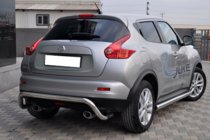 Nissan Juke 2010-2019 Barras Laterales Ø60 (2 uds, Acero Inoxidable) foto 4