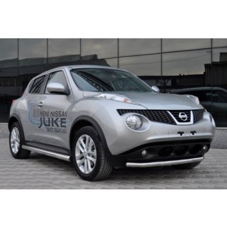 Barras Laterales Ø60 (2 uds, Acero Inoxidable) Nissan Juke 2010-2019 foto 3
