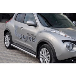 Barras Laterales Ø60 (2 uds, Acero Inoxidable) Nissan Juke 2010-2019 foto 1