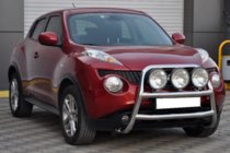 Nissan Juke 2010-2019 Defensa Delantera WT018 (Acero Inoxidable) foto 1