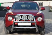 Nissan Juke 2010-2019 Defensa Delantera WT018 (Acero Inoxidable) foto 3
