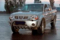 Nissan NP300 1999-2015 Defensa Delantera WT002 (Acero Inoxidable) foto 1