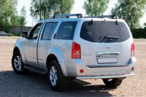 Nissan Pathfinder R51 2005-2014 Barra Trasera AK002 (Acero Inoxidable) foto 1
