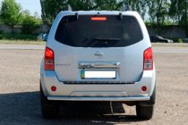 Nissan Pathfinder R51 2005-2014 Barra Trasera AK002 (Acero Inoxidable) foto 2