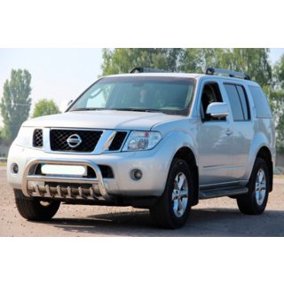 Defensa Delantera WT008 (Acero Inoxidable) Nissan Navara 2006-2015 foto 1