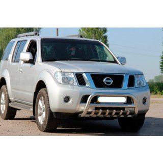Defensa Delantera WT008 (Acero Inoxidable) Nissan Navara 2006-2015 foto 2