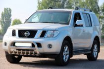Nissan Pathfinder R51 2005-2014 Defensa Delantera WT008 (Acero Inoxidable) foto 1