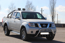 Nissan Pathfinder R51 2005-2014 Defensa Delantera WT003 (Acero Inoxidable) foto 3