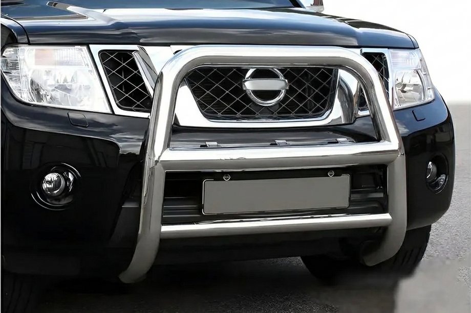 Nissan Pathfinder R51 2005-2014 Defensa Delantera WT018 (Acero Inoxidable) Image