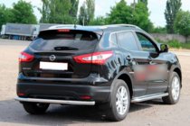 Nissan Qashqai 2014-2021 Barra Trasera AK002 (Acero Inoxidable) foto 3