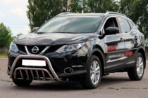 Nissan Qashqai 2014-2021 Defensa Delantera WT002 (Acero Inoxidable) foto 2