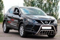 Nissan Qashqai 2014-2021 Defensa Delantera WT002 (Acero Inoxidable) foto 3