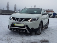 Nissan Qashqai 2014-2021 Defensa Delantera WT003 (Acero Inoxidable) foto 3