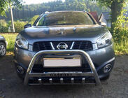 Nissan Qashqai 2014-2021 Defensa Delantera WT003 (Acero Inoxidable) foto 6