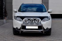 Nissan Qashqai 2014-2021 Defensa Delantera WT018 (Acero Inoxidable) foto 2